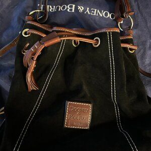 Vintage Dooney & Bourke Suede Bucket Bag